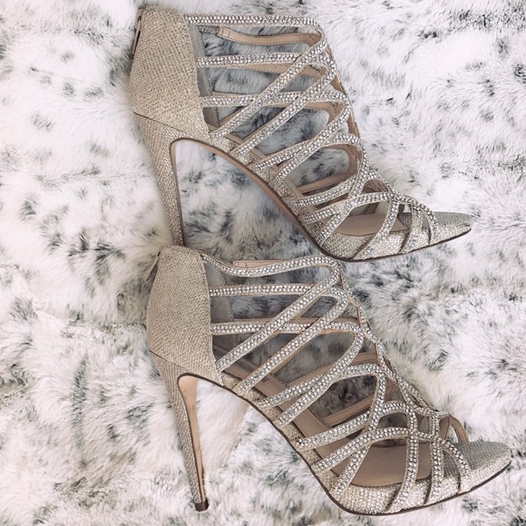 I. N.C. Women's Sharee High Heel Rhinestone Evening Sandals - Picture 2 of 6